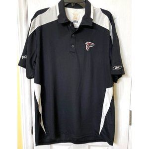 Reebok Atlanta Falcons NFL shirt collared men's size L National Football League